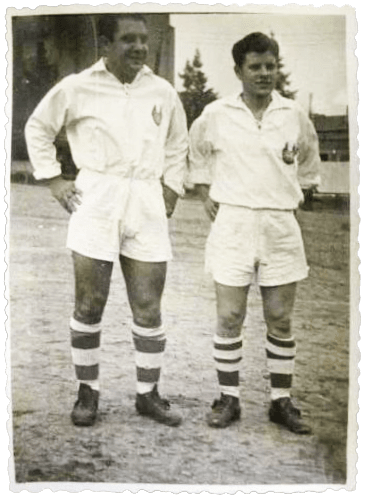 Jugadores del Club Atlético Iberia en el año 1955